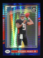 Michael Penix Jr. 2024 Donruss Optic Blue Hyper #279 RR RC at PristineAuction.com