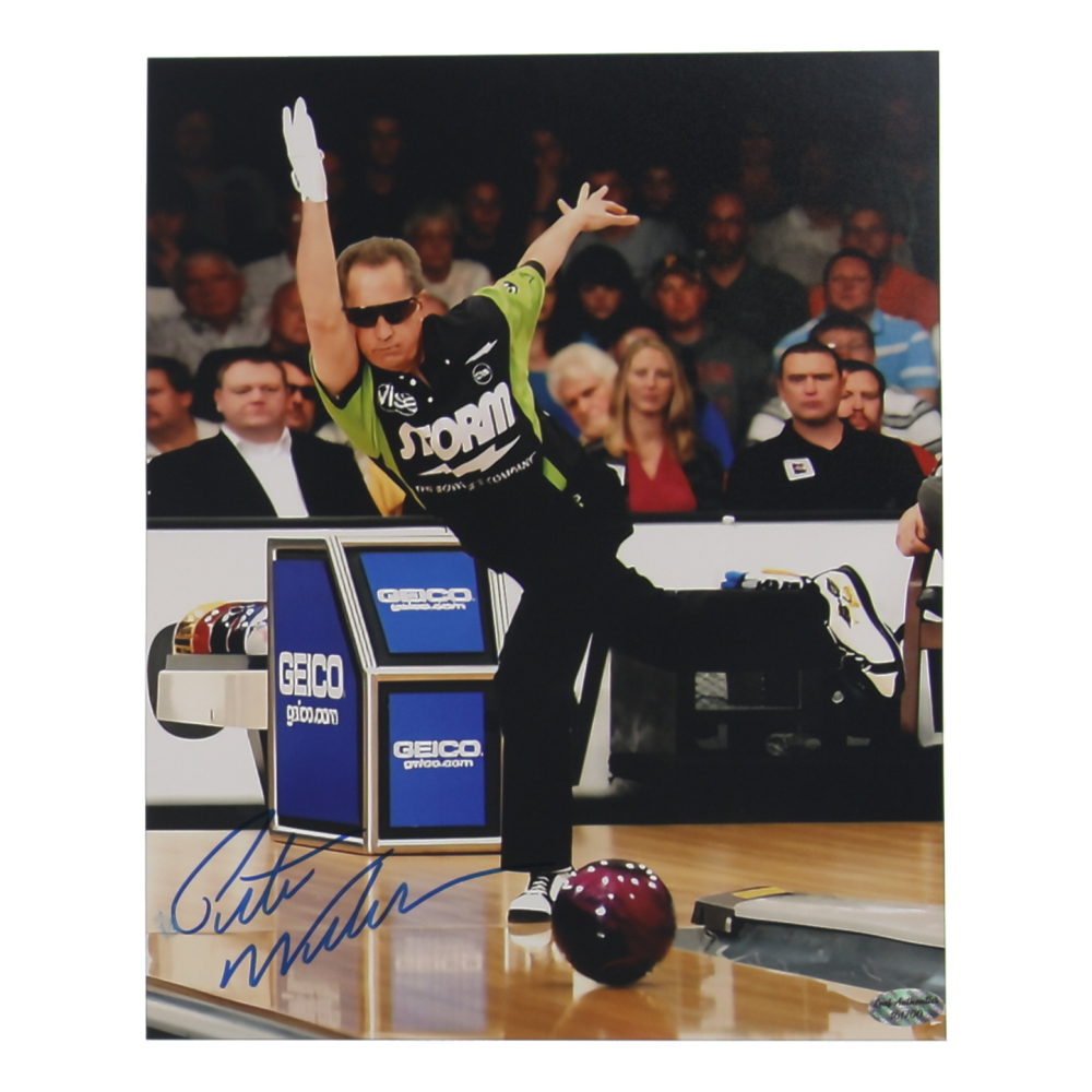 Pete Weber Signed 8x10 Photo (Leaf) at PristineAuction.com