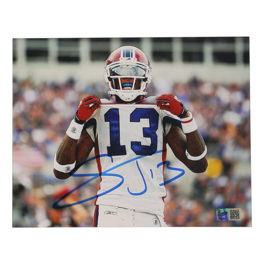 Stevie Johnson Signed Bills 8x10 Photo (TSE) at PristineAuction.com