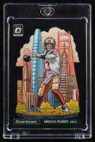 Brock Purdy 2024 Donruss Optic Downtown Black Pandora #4 #19/25 at PristineAuction.com