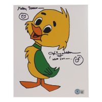 Jimmy Weldon Signed "The Yogi Bear Show" 8x10 Poster with Hand-Drawn Sketch Inscribed "Yakky Doodle / I Love You" (Beckett) at PristineAuction.com
