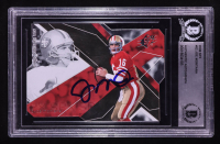 Joe Montana Signed 2008 SPx #52 (BGS) at PristineAuction.com