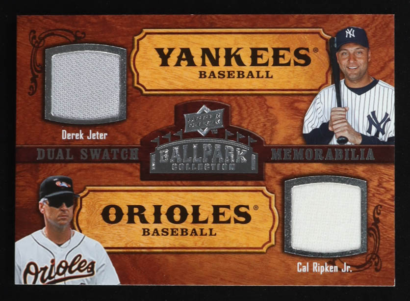 Derek Jeter / Cal Ripken Jr. 2008 Upper Deck Ballpark Collection