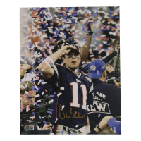 Drew Bledsoe Signed Patriots 11x14 Photo (Beckett) at PristineAuction.com