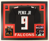 Michael Penix Jr. Signed Custom Framed Jersey Display (Beckett) at PristineAuction.com
