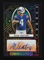 Adam Vinatieri 2022 Panini Obsidian Aurora Autographs Electric Etch Orange #1 #63/75 at PristineAuction.com