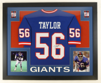 Lawrence Taylor Signed Custom Framed Jersey Display (JSA) at PristineAuction.com