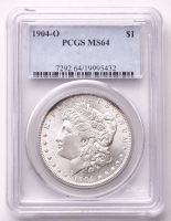 1904-O Morgan Silver Dollar (PCGS MS64) at PristineAuction.com