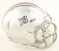 Denzel Burke Signed Ohio State Buckeyes Flash Alternate Speed Mini Helmet (Beckett) at PristineAuction.com