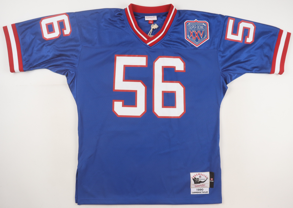 Lawrence Taylor Signed Giants Mitchell & Ness Authentic Jersey With Super Bowl XXV Patch (Fanatics) at PristineAuction.com Lawrence Taylor Signed Giants Mitchell & Ness Authentic Jersey With Super Bowl XXV Patch (Fanatics) at PristineAuction.com