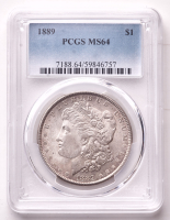1889 Morgan Silver Dollar (PCGS MS64) at PristineAuction.com
