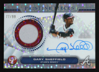 Gary Sheffield 2024 Topps Pristine Pristine Pieces Autograph Relics Pristine Refractors #PPARGS #77/99 at PristineAuction.com