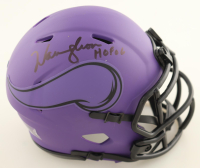 Warren Moon Signed Vikings Rave Alternate Speed Mini Helmet Inscribed "HOF 06" (JSA) at PristineAuction.com