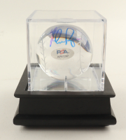 Nolan Ryan Signed 1985 World Series Logo Tiffany and Co.  Lead Crystal Baseball In Display Case (PSA) at PristineAuction.com