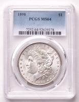 1898 Morgan Silver Dollar (PCGS MS64) at PristineAuction.com
