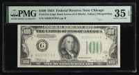 1934 U.S. $100 Federal Reserve Note, Chicago - Fr. 2152 (GA Block) Signed: Julian / Morgenthau (PMG Choice Very Fine 35 EPQ) at PristineAuction.com