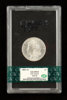 1883-CC Morgan Silver $1 Dollar - Carson City - GSA Treasure VAM-5B (CAC MS64) at PristineAuction.com