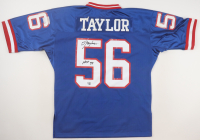 Lawrence Taylor Signed Giants Mitchell & Ness Authentic Jersey Inscribed "HOF 99" With Super Bowl XXV Patch (Fanatics) at PristineAuction.com