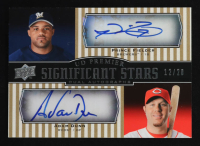 Prince Fielder / Adam Dunn 2008 Upper Deck Premier Significant Stars Autographs #FD #12/20 at PristineAuction.com