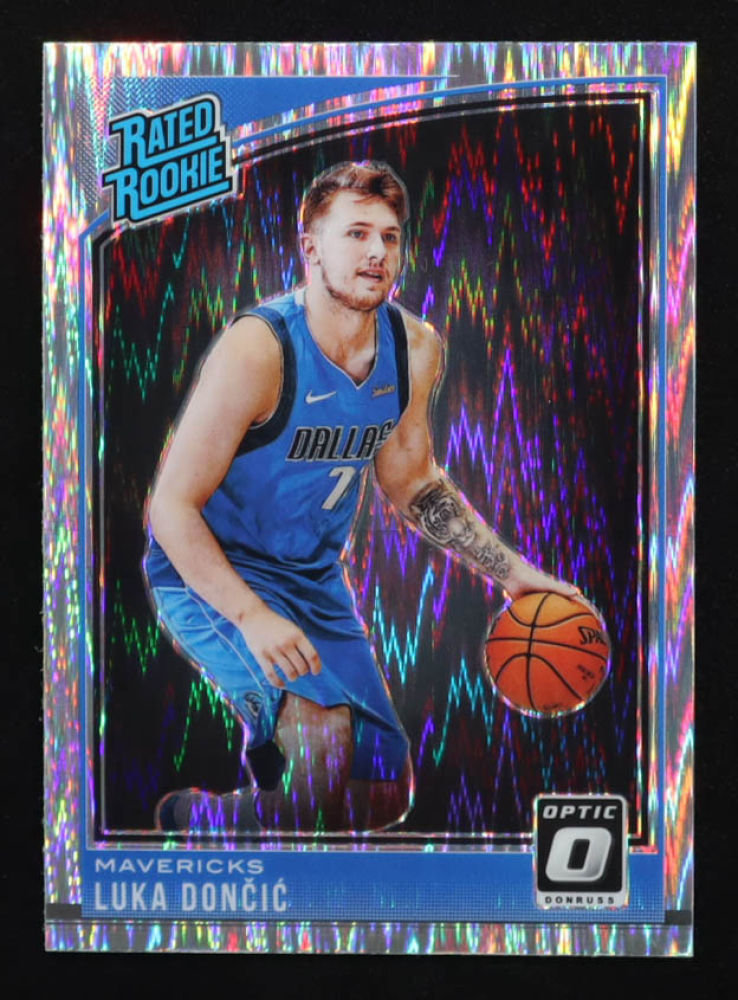 Luka Doncic 2018-19 Donruss Optic Shock #177 RC