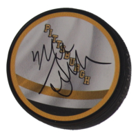 Mike Sullivan Signed Penguins Logo Hockey Puck (JSA) at PristineAuction.com