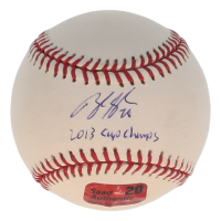 Brandon Saad Signed OML Inscribed "2013 Cup Champs" (Saad) at PristineAuction.com