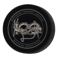 Kailer Yamamoto Signed NHL Hockey Puck (JSA) at PristineAuction.com