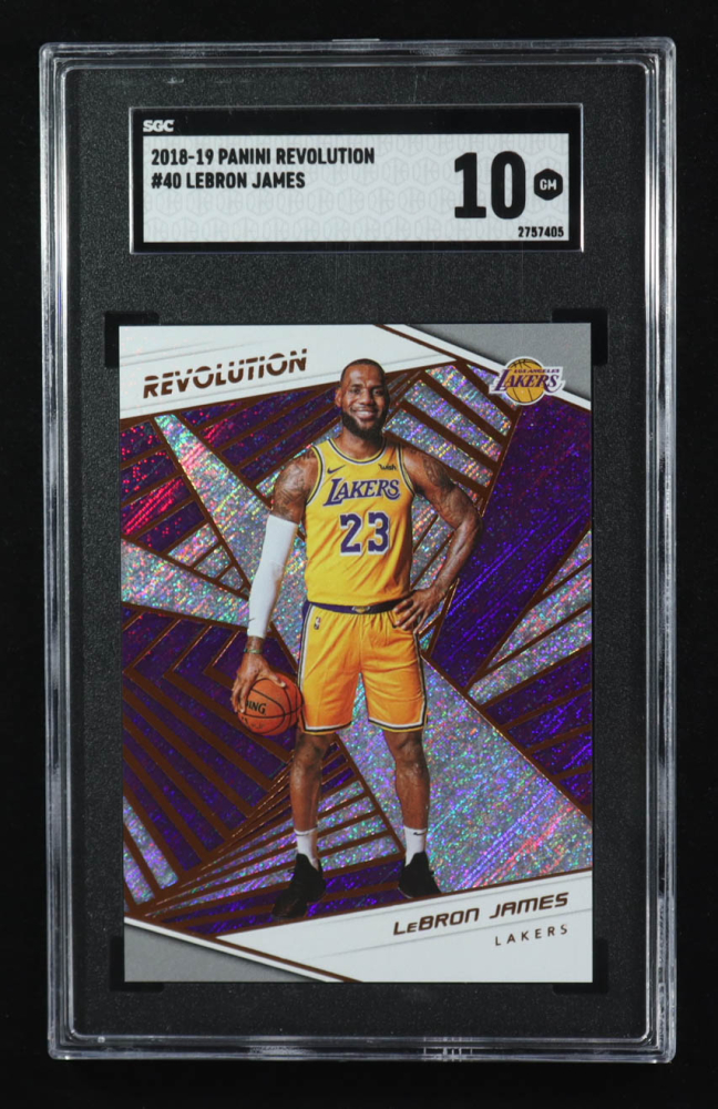 LeBron James 2018-19 Panini Revolution #40 (SGC 10)