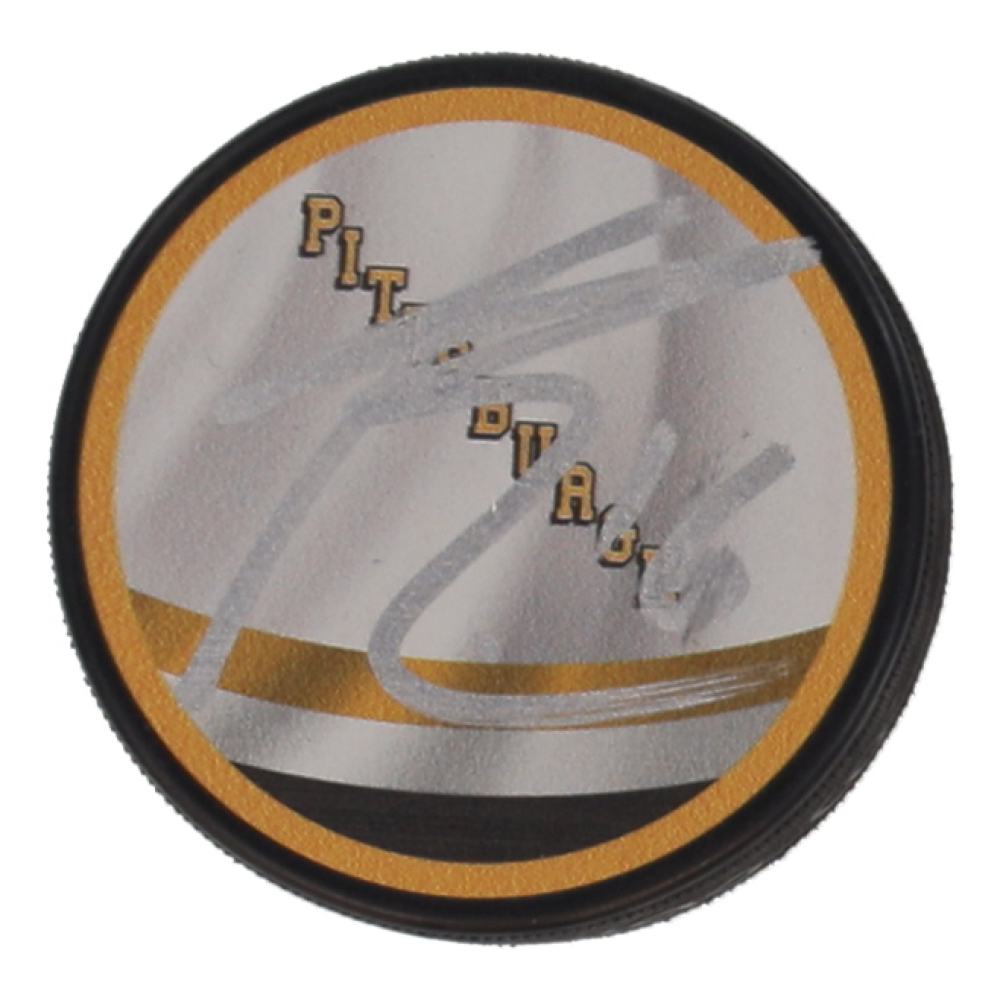 Paul Bissonette Signed Penguins Logo Hockey Puck (JSA) at PristineAuction.com