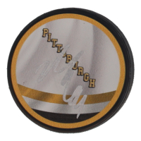 Mikael Granlund Signed Penguins Logo Hockey Puck (JSA) at PristineAuction.com