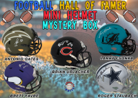 Football HALL OF FAMER Signed Mini Helmet Mystery Box – Series 27 (Limited to 100) - Schwartz Sports at PristineAuction.com