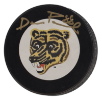 David Pastrnak Signed Bruins Logo Hockey Puck (Pastrnak) at PristineAuction.com
