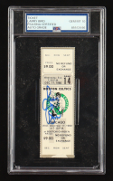 Larry Bird Signed 1980 Playoffs at Boston Garden Ticket Stub (PSA | Autograph Grade 10) at PristineAuction.com