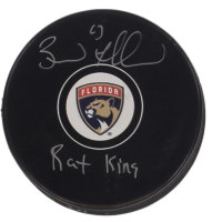 Brad Marchand Signed Panthers Logo Hockey Puck Inscribed "Rat King" (Marchand) at PristineAuction.com