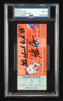 Nolan Ryan Signed 1969 World Championship Season Original Shea Stadium Ticket Inscribed "Mets Clinch Series '69"  (PSA | Autograph Grade 9) at PristineAuction.com