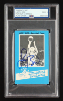 Larry Bird Signed 1982 Indiana State Sycamore Rampage Card (PSA | Auto Grade 9) at PristineAuction.com
