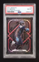A.J. Brown 2021 Panini Obsidian Electric Etch Red #98 #05/10 (PSA 8) at PristineAuction.com