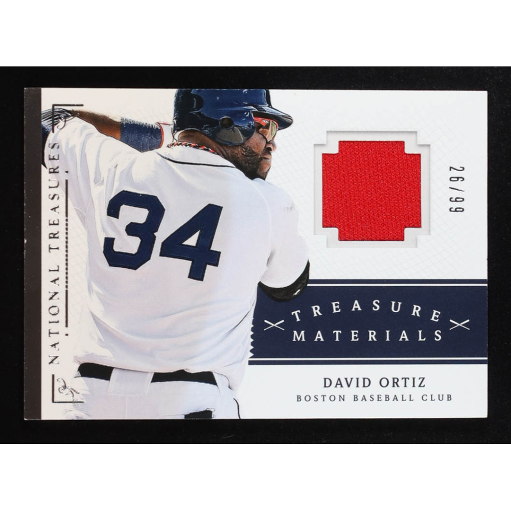 David Ortiz 2014 Panini National Treasures Treasure Materials #13 #26/99 at PristineAuction.com