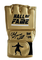 Chuck "Iceman" Liddell Signed Hall of Fame MMA Glove Inscribed "HOF '09" (PSA) at PristineAuction.com