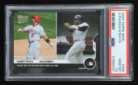 Albert Pujols / Willie Mays 2020 Topps Now #262 (PSA 10) at PristineAuction.com