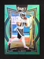 A.J. Brown 2024 Select Prizm Green #2 #3/5 at PristineAuction.com