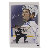 Martin St. Louis Signed Lightning 12x18 Numbered Lithograph (COJO) at PristineAuction.com
