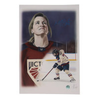 Marie-Philip Poulin Signed Victoire 12x18 Numbered Lithograph (Premium Autographs) at PristineAuction.com