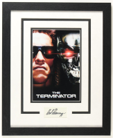 Arnold Schwarzenegger Signed "The Terminator" Custom Framed Cut Display With Photo (ACOA) at PristineAuction.com