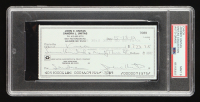Johnny Unitas Signed 2001 Personal Check (PSA | Autograph Graded 9) at PristineAuction.com