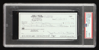 Johnny Unitas Signed 2001 Personal Check (PSA | Autograph Graded 9) at PristineAuction.com