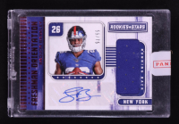 Saquon Barkley 2018 Rookies and Stars Freshman Orientation Jersey Autographs #2 RC #59/75 at PristineAuction.com