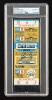 Nolan Ryan Signed 1969 World Series Game 5 Ticket (PSA | Autograph Grade 10) at PristineAuction.com