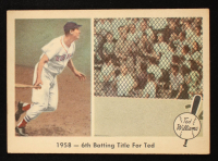 Ted Williams 1959 Fleer #62 / 1958 Sixth Batting Title at PristineAuction.com