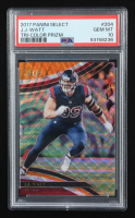 J.J. Watt 2017 Select Prizm Tri Color #204 #37/99 (PSA 10) at PristineAuction.com